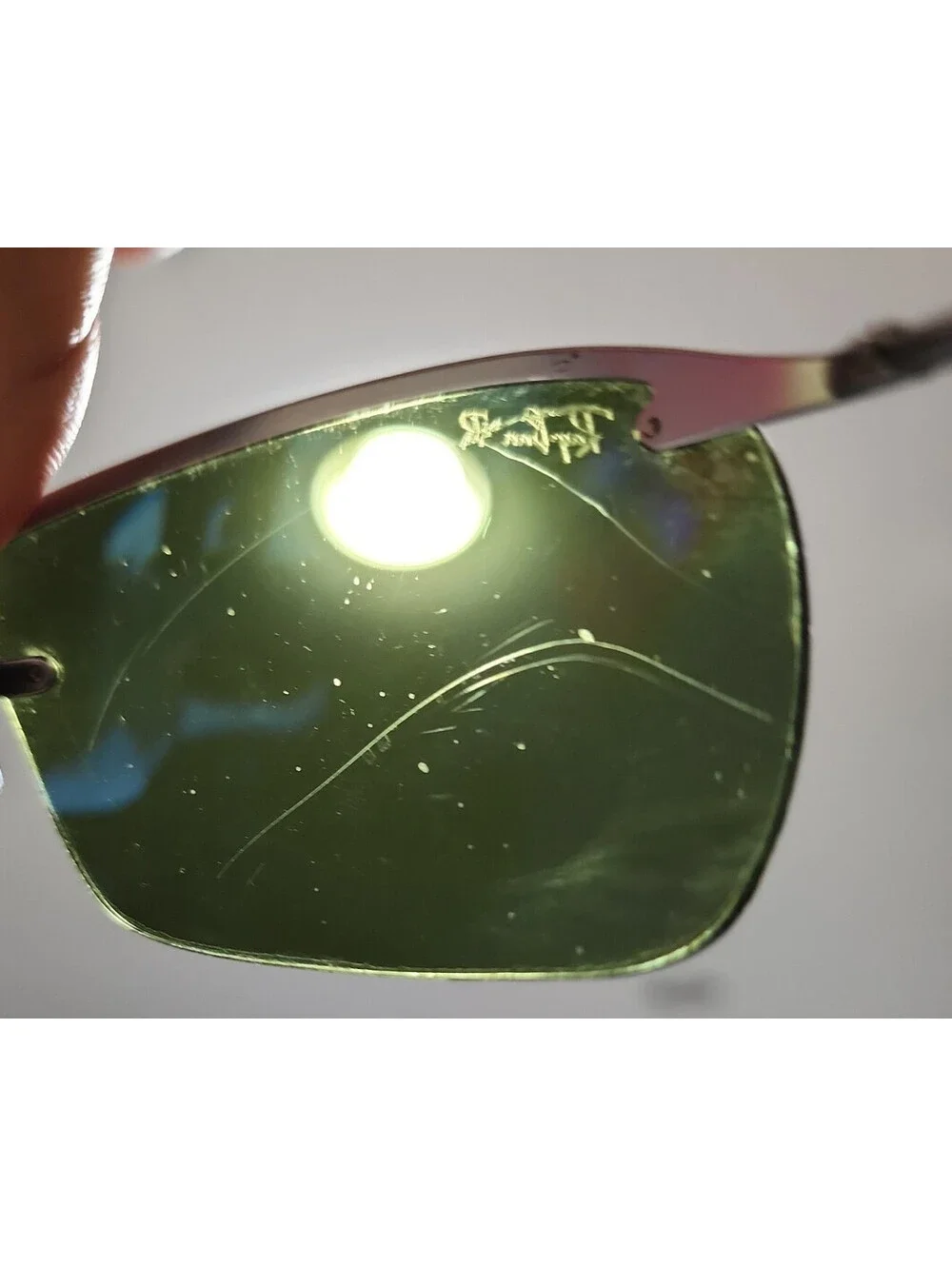 Ray Ban RB3544 029/6O Gunmetal Wrap Green Polarized Sunglasses 64-15 125